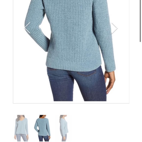 BOGO NWOT Soft & Cozy Lucky Blue Knit Sweater - Picture 2 of 7